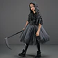 Reaper Dress-Up Costume – Girls Halloween Hoodie - thumbnail 12