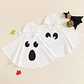 Ghost Print Hooded Cape Costume – Kids Halloween - thumbnail 9