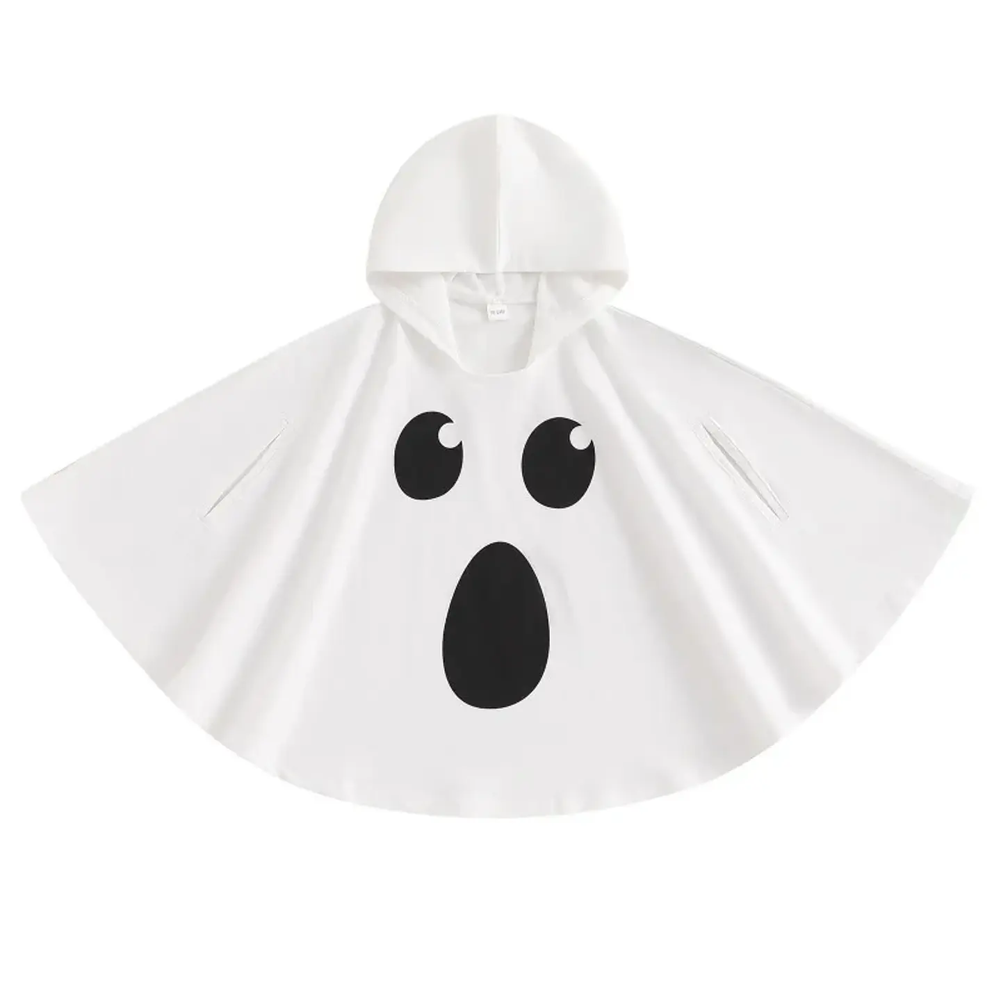 Ghost Print Hooded Cape Costume – Kids Halloween 10