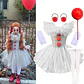 Grey Harlequin Tutu Costume Dress – Halloween Girls - thumbnail 5