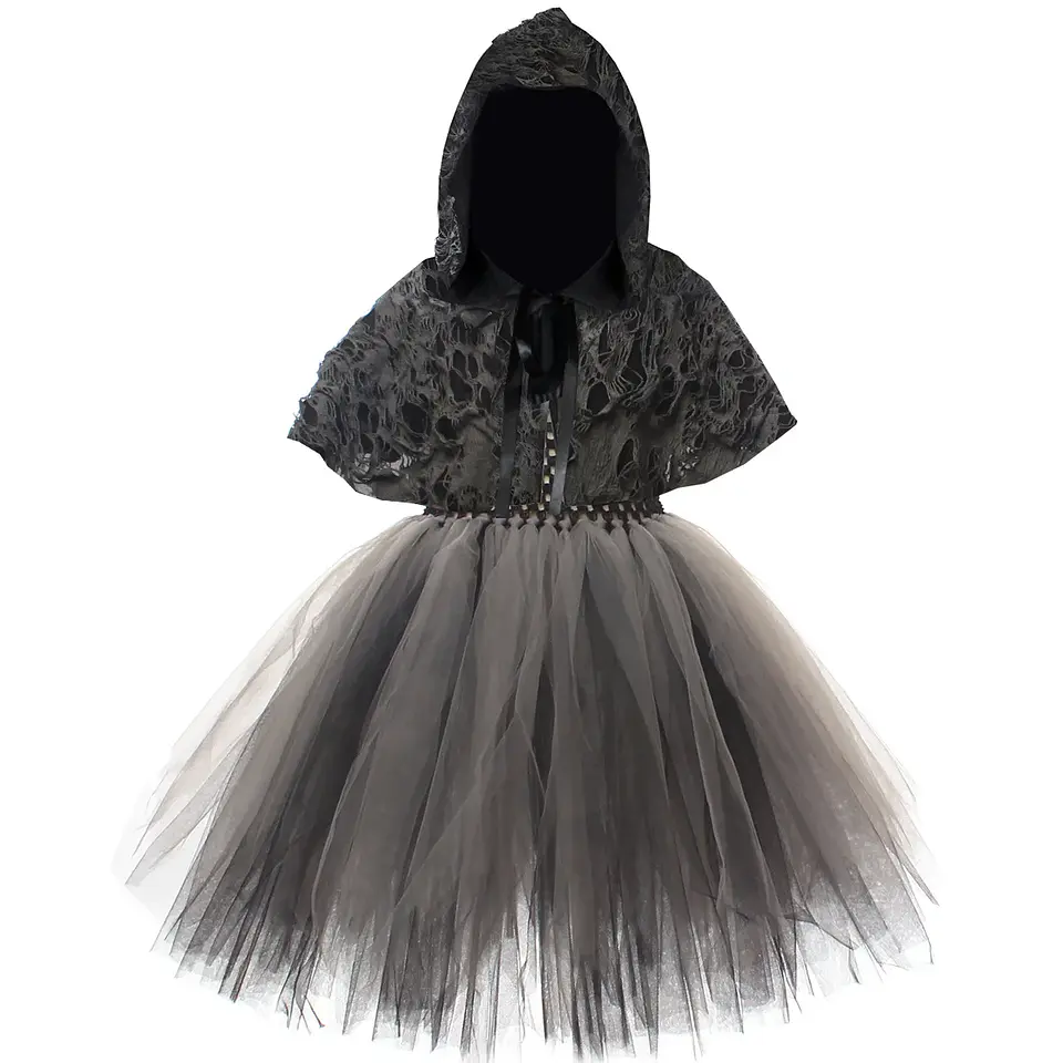 Reaper Dress-Up Costume – Girls Halloween Hoodie 16