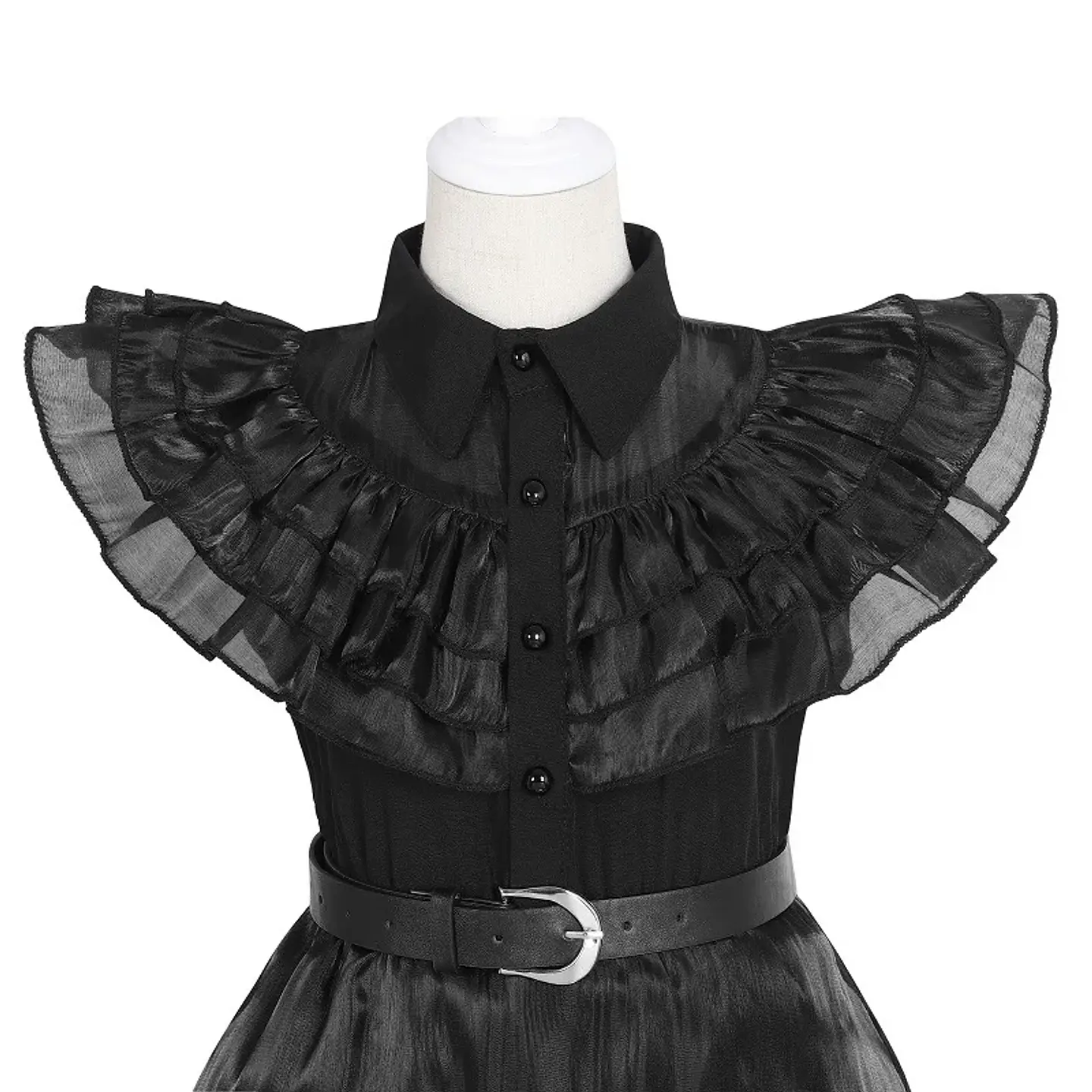 Black Gothic Costume Dress – Girls Halloween 5