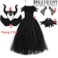 Evil Queen Black Tutu Dress – Halloween Villain - thumbnail 11