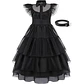 Evil Queen Black Tutu Dress – Halloween Villain - thumbnail 12