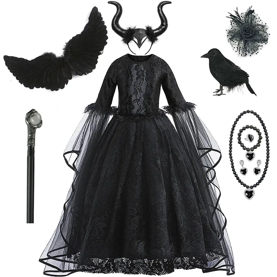 Princess Costume Dress – Girls Halloween Carnival 11