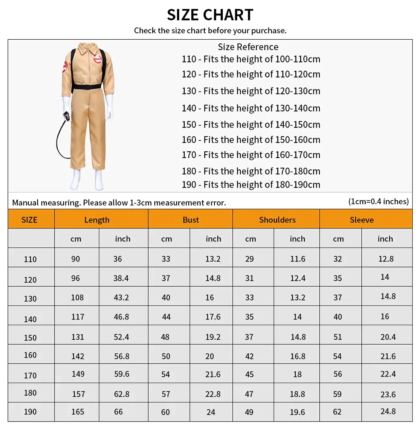 Jumpsuit Costume Set with Backpack – Halloween 6