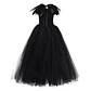 Evil Queen Black Tutu Dress – Halloween Villain - thumbnail 13