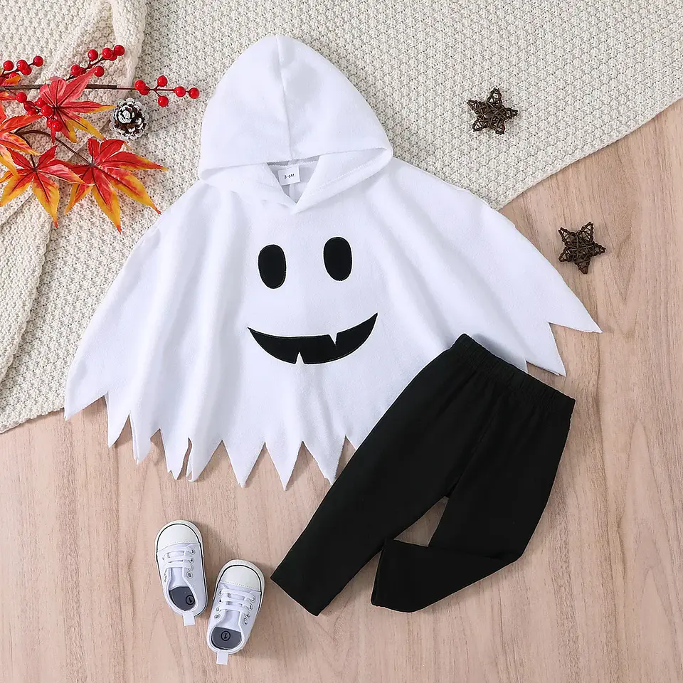 Baby Ghost Hooded Cape – Halloween Poncho 15