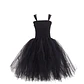 Evil Queen Black Tutu Dress – Halloween Villain - thumbnail 15