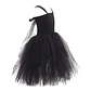 Evil Queen Black Tutu Dress – Halloween Villain - thumbnail 16