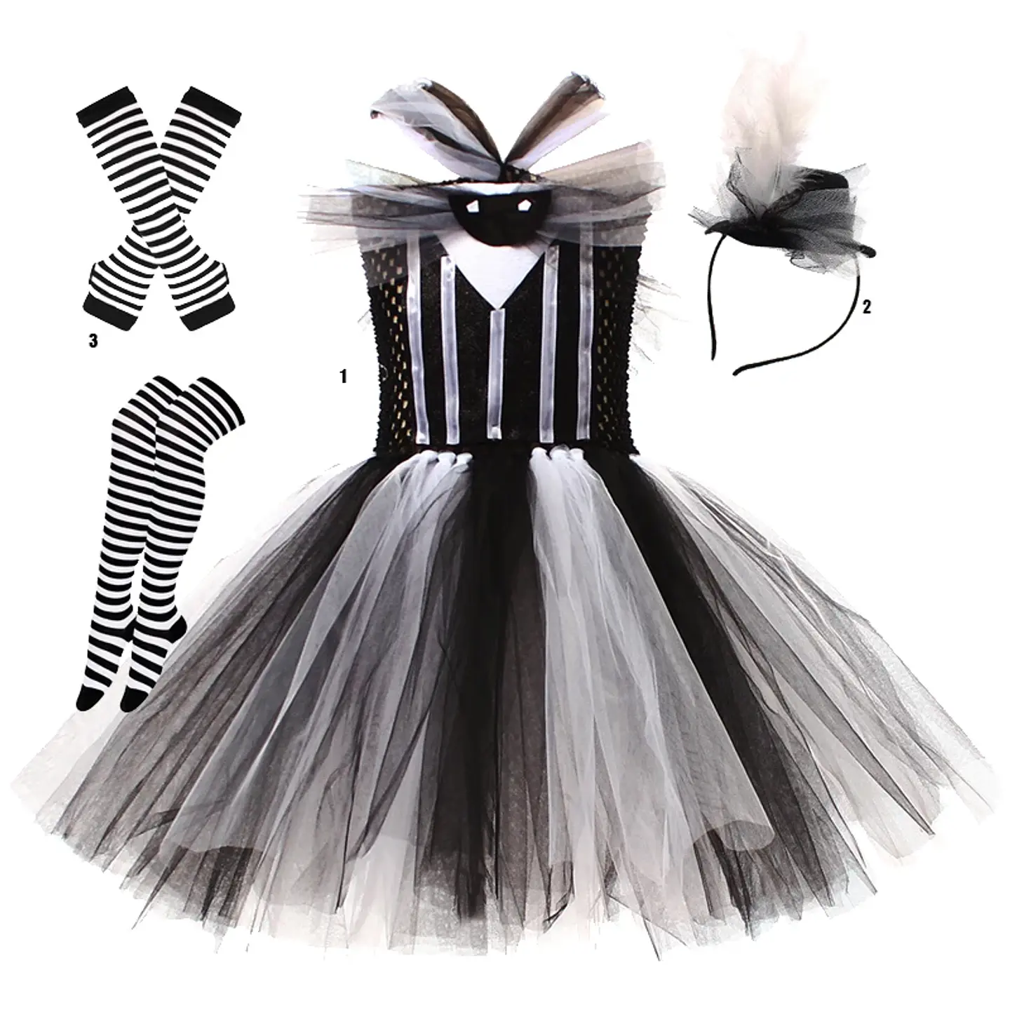 Tutu Dress Halloween Cosplay Costume – Girls 23