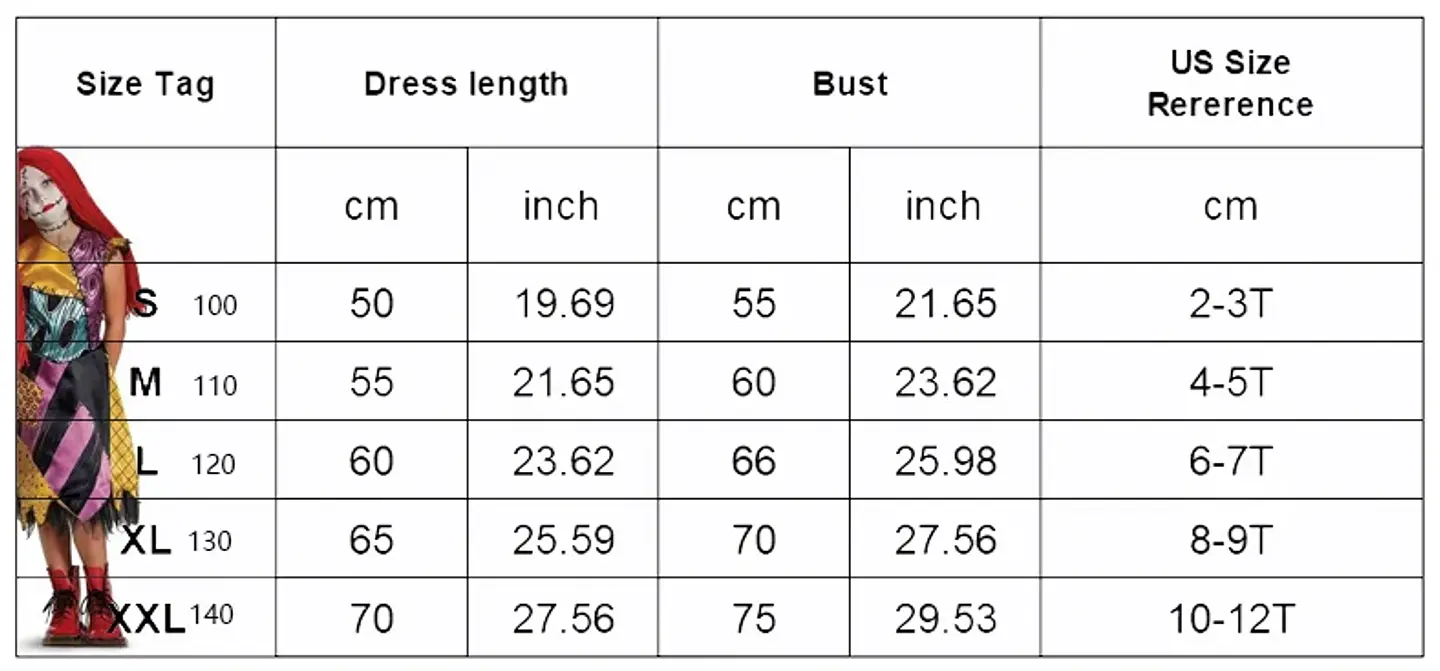 Tutu Dress Halloween Cosplay Costume – Girls 26