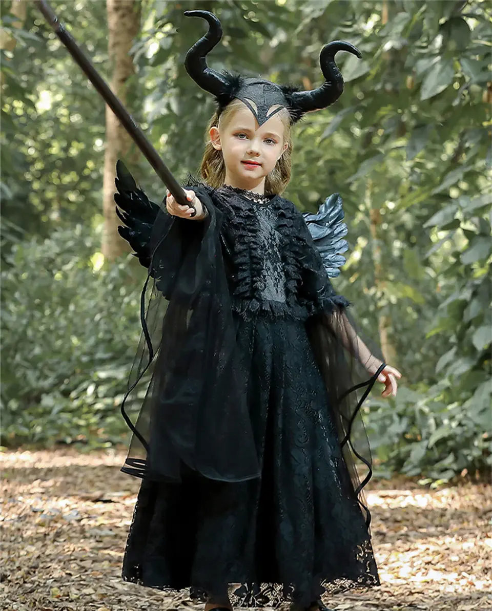 Princess Costume Dress – Girls Halloween Carnival 23