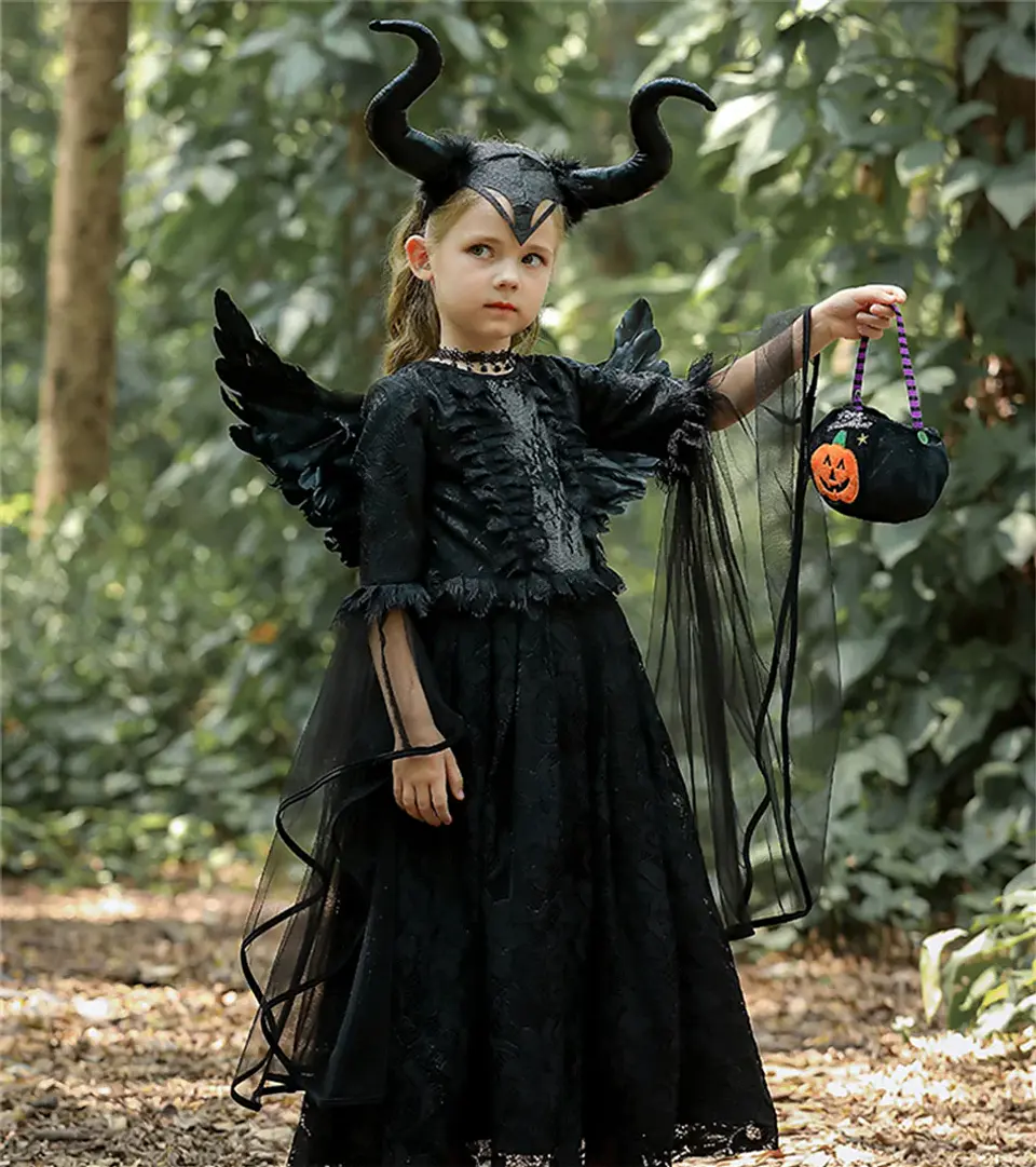 Princess Costume Dress – Girls Halloween Carnival 24