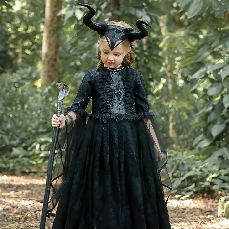 Princess Costume Dress – Girls Halloween Carnival 26