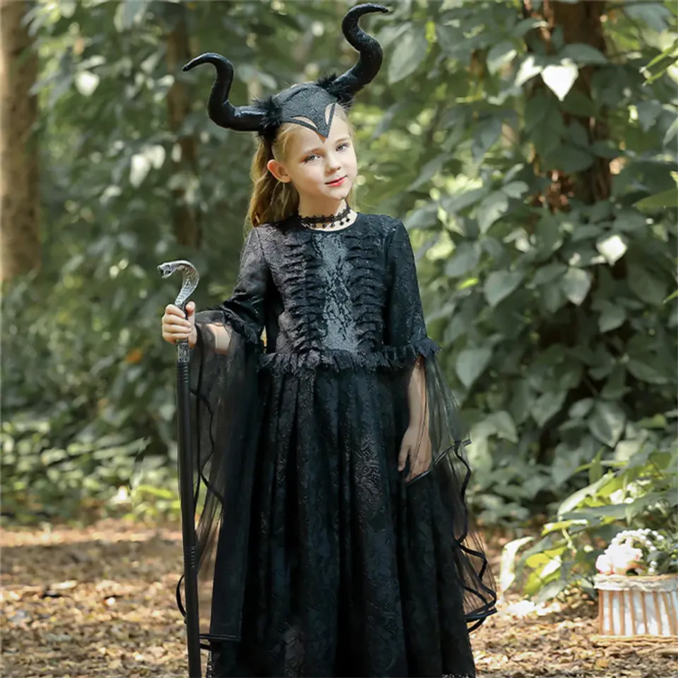 Princess Costume Dress – Girls Halloween Carnival 28