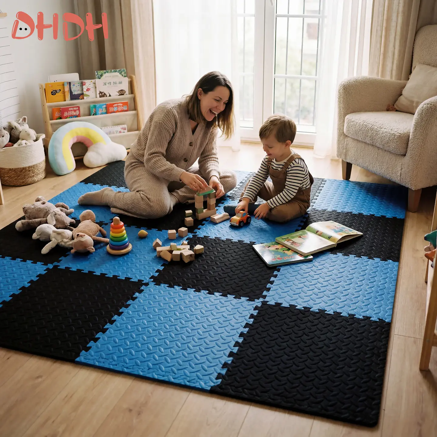 EVA Puzzle Mat – Non-Slip Interlocking Floor Tiles 1