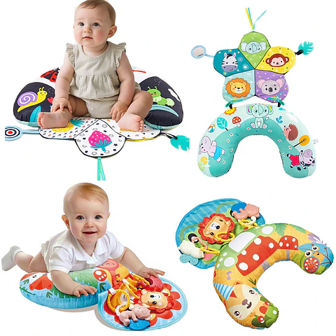 Tummy Time Pillow – High Contrast Black &amp; White