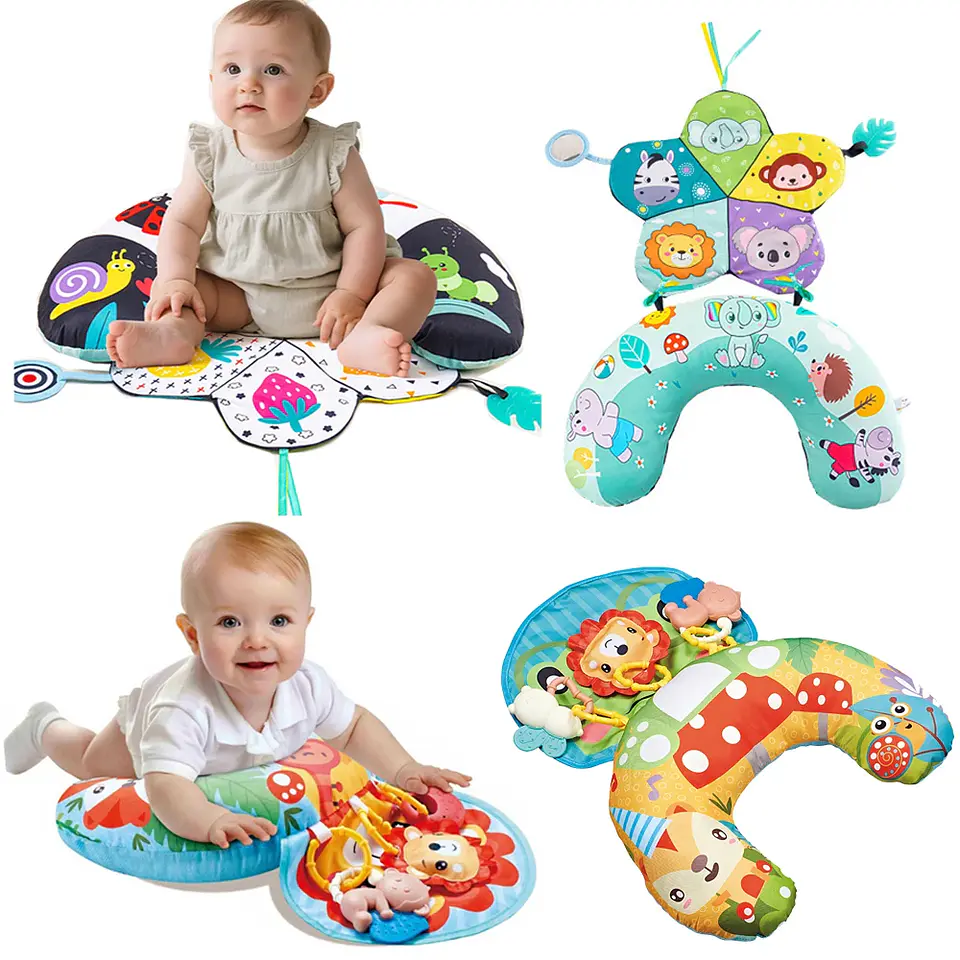 Tummy Time Pillow – High Contrast Black & White 1