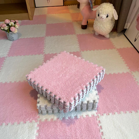 Plush Baby Play Mat – Interlocking EVA Foam Tiles