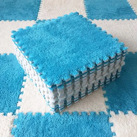Plush Floor Mat – EVA Foam Puzzle Tiles 20pcs