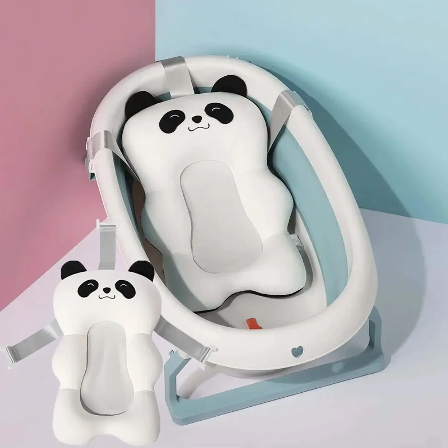 Baby Bath Support Seat – Foldable Floating Cushion 1