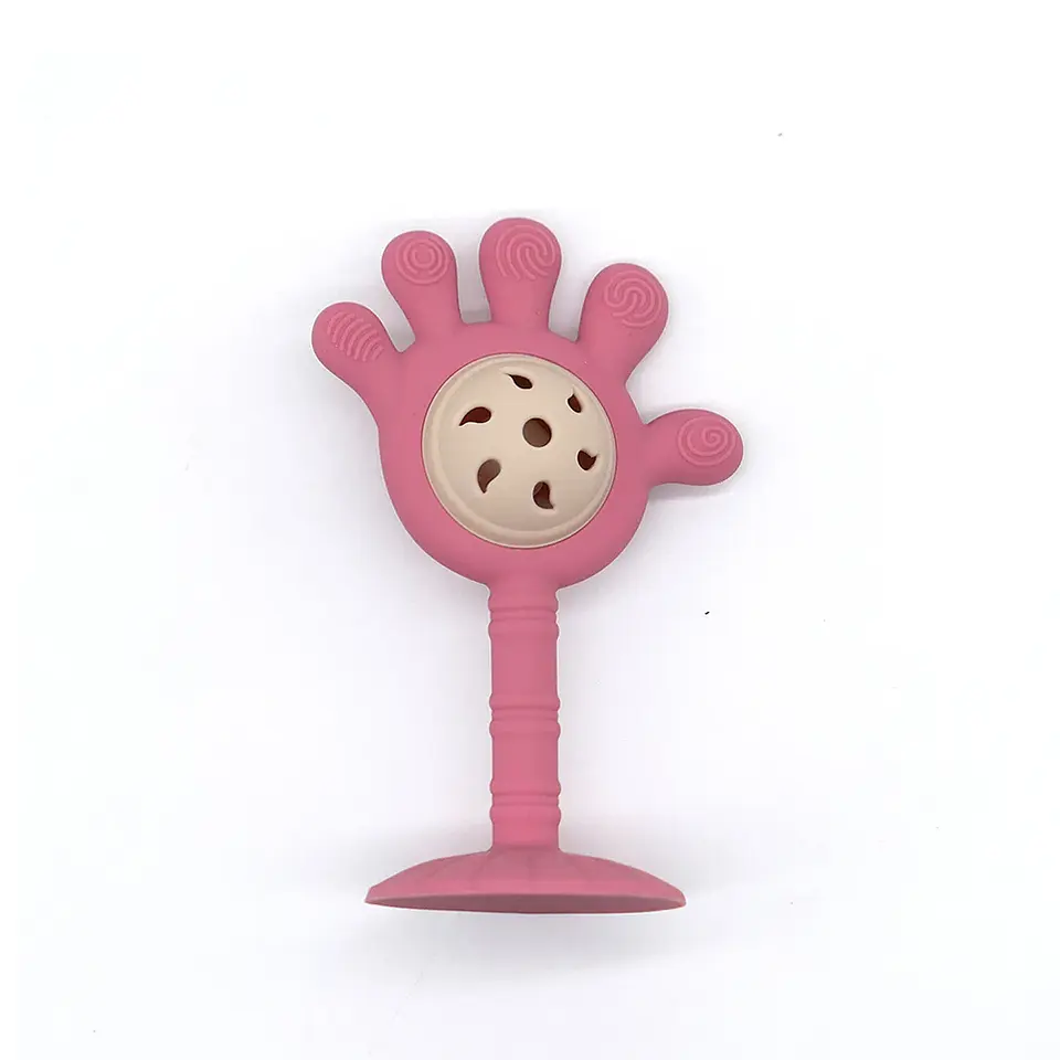 Silicone Rattle Teether Toy – Sensory Development 8