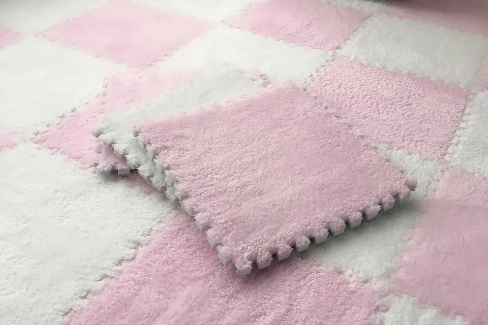 Plush Floor Mat – EVA Foam Puzzle Tiles 20pcs 7