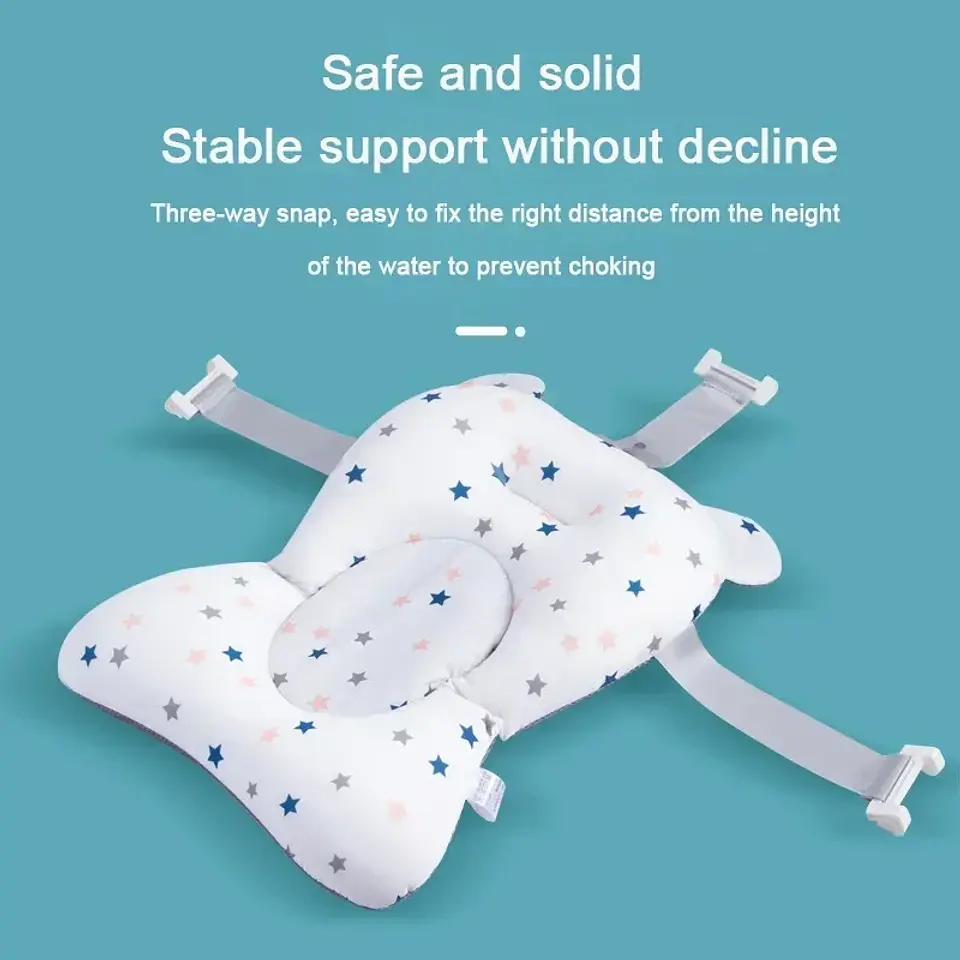 Baby Bath Support Seat – Foldable Floating Cushion 5