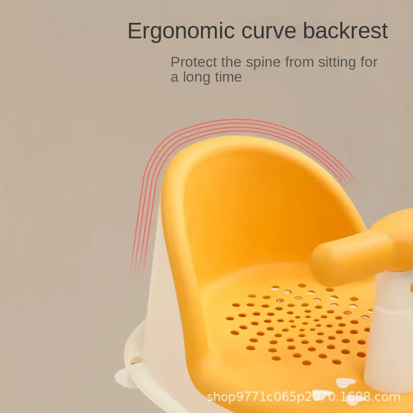 Children's Shower Seat – Portable Non-Slip Stand 5