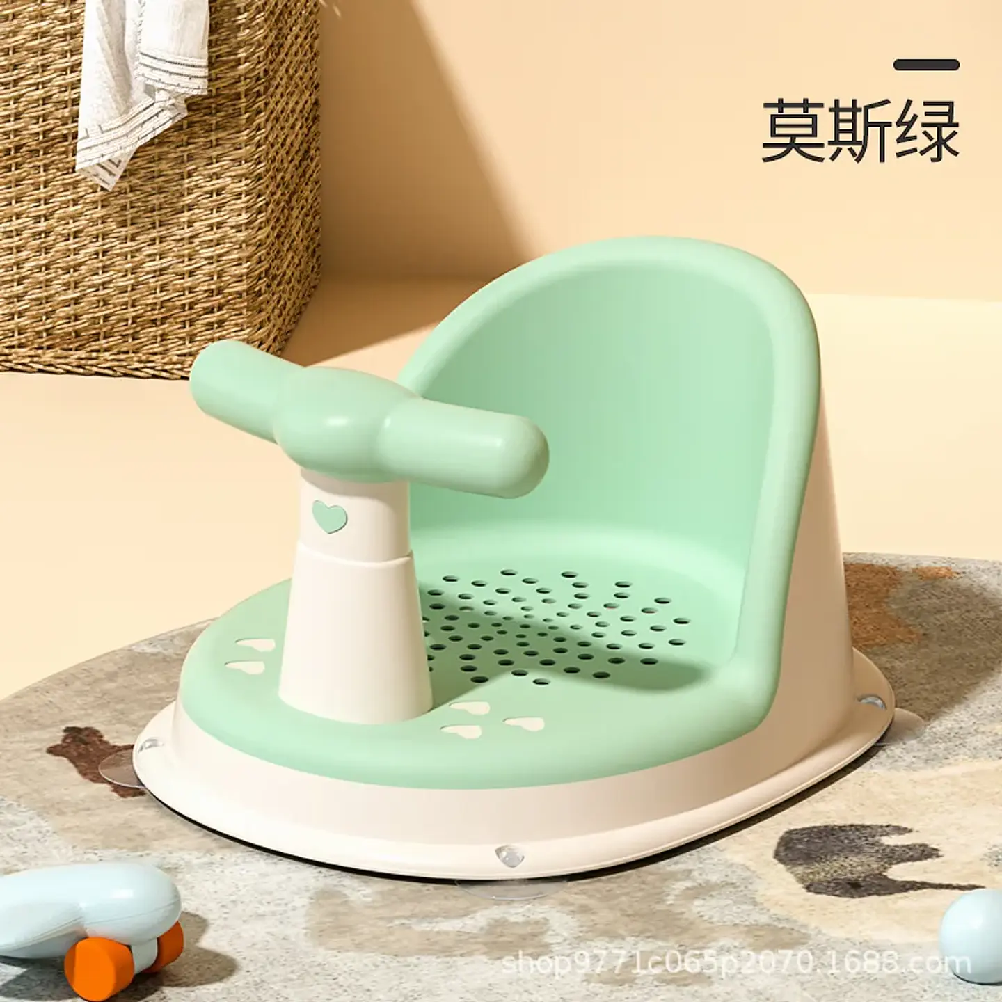 Children's Shower Seat – Portable Non-Slip Stand 7