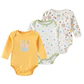 Cotton Baby Bodysuit Set – 3 Pieces Unisex - thumbnail 12