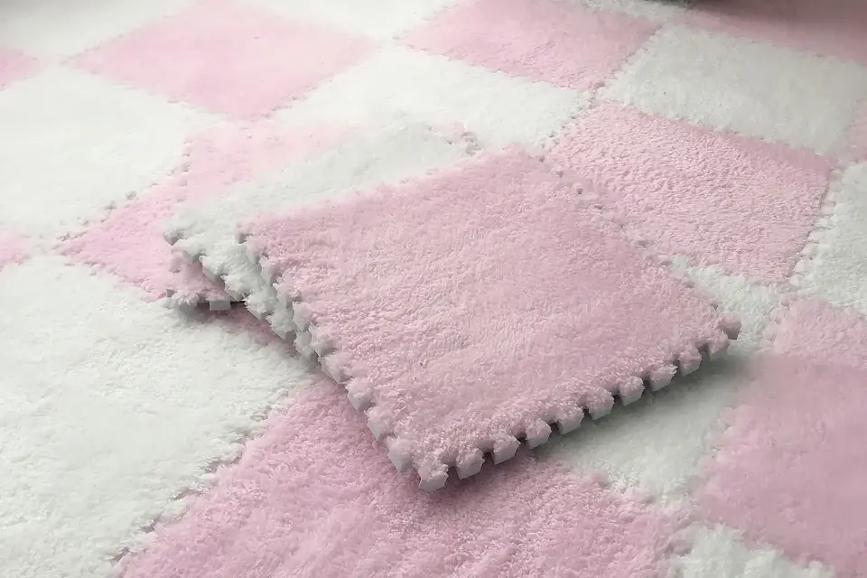Plush Children's Floor Mat – EVA Foam Puzzle Tiles 23