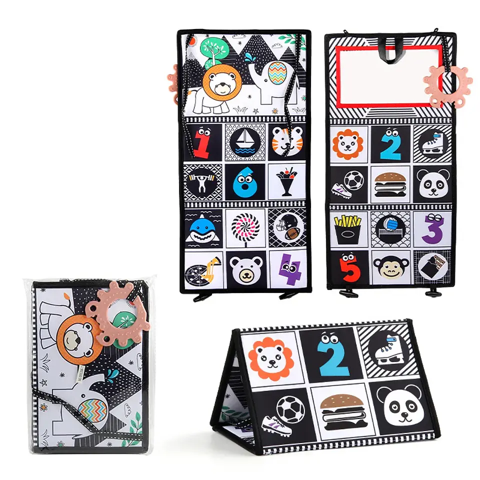 Crinkle Cloth Book & Tummy Time Mirror – Newborn 23