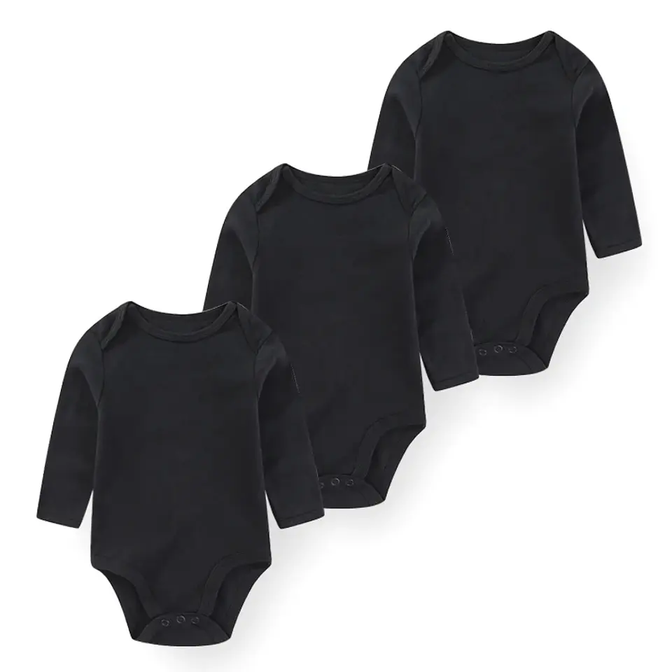 Cotton Baby Bodysuit Set – 3 Pieces Unisex 21