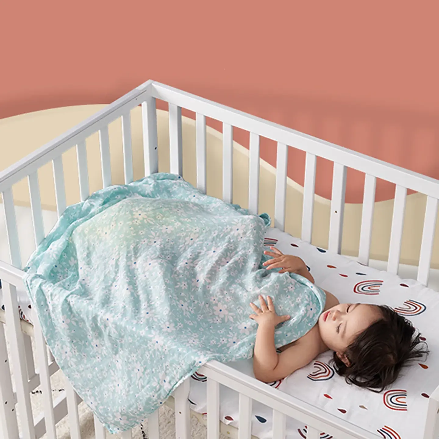 Muslin Swaddle Blanket Gift Set – 4 Pieces 3