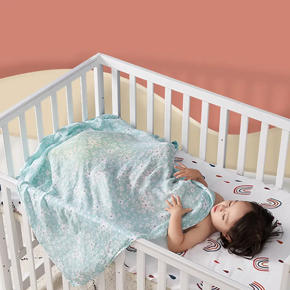 Muslin Swaddle Blanket Gift Set – 4 Pieces 3