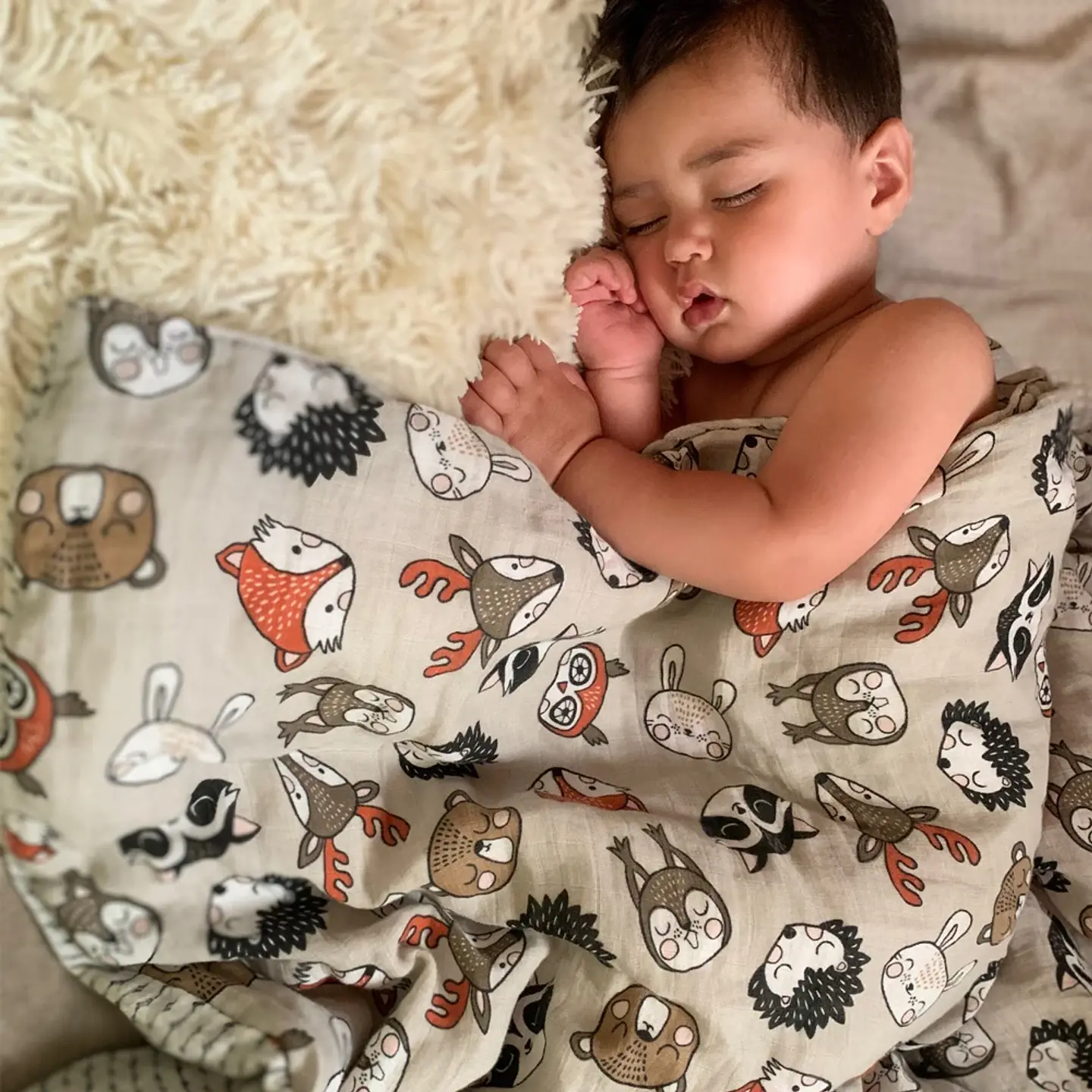 Muslin Swaddle Blanket Gift Set – 4 Pieces 4