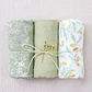 Bamboo Cotton Muslin Swaddle Blanket Set – 3 Pieces - thumbnail 1