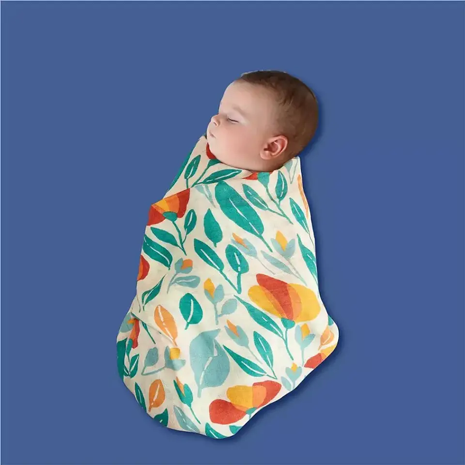 Muslin Swaddle Blanket Gift Set – 4 Pieces 5