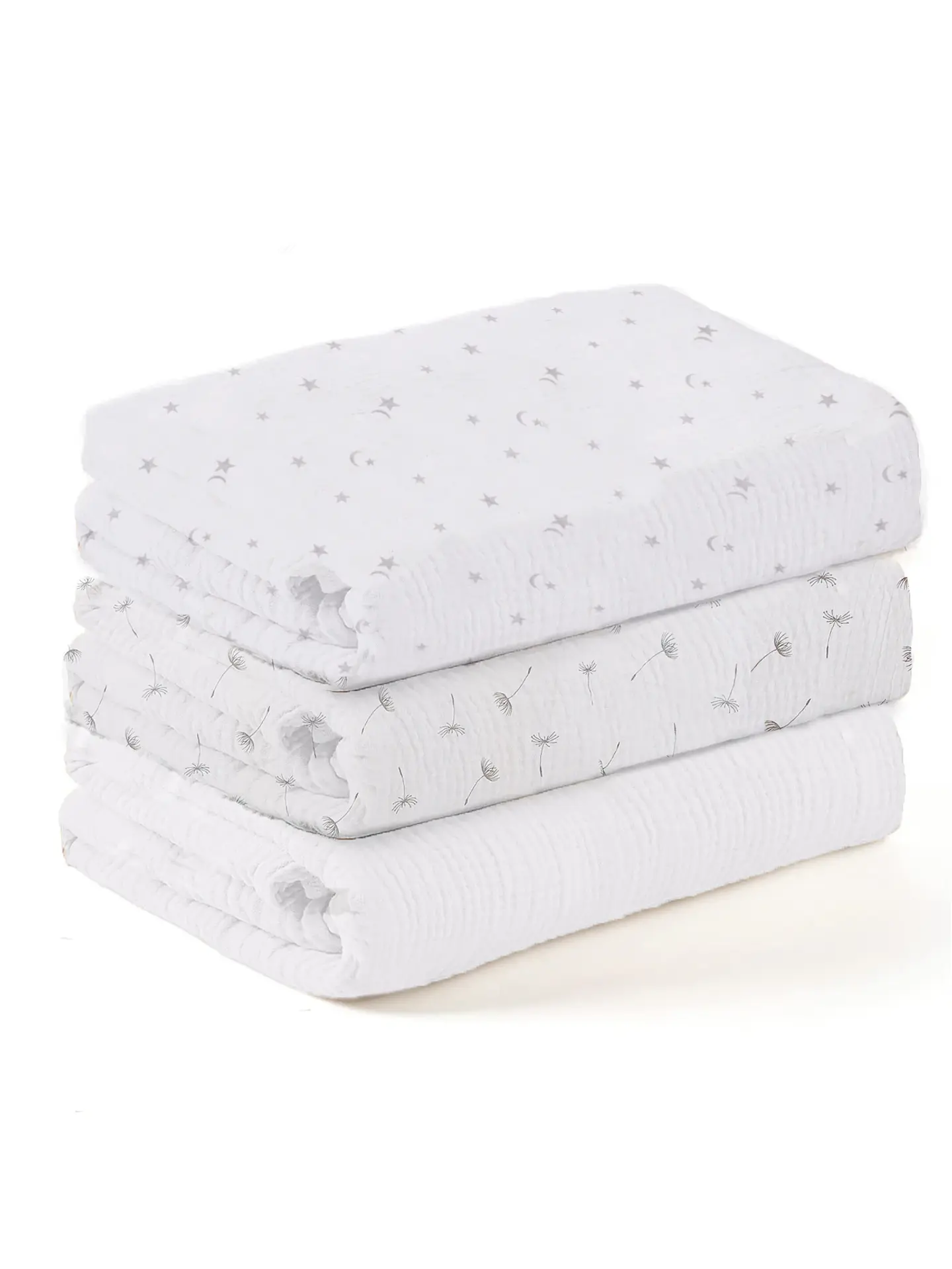 Muslin Receiving Blanket Set – 3 Pieces 8