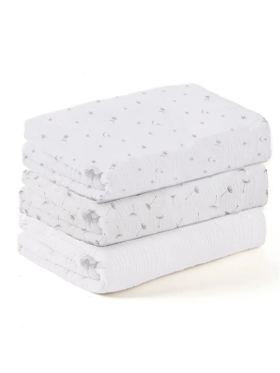 Muslin Receiving Blanket Set – 3 Pieces 8
