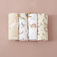 Muslin Swaddle Blanket Gift Set – 4 Pieces - thumbnail 9