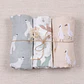 Bamboo Cotton Muslin Swaddle Blanket Set – 3 Pieces - thumbnail 10