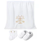 Embroidered White Baptism Blanket – Christening Gift - thumbnail 14