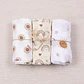 Bamboo Cotton Muslin Swaddle Blanket Set – 3 Pieces - thumbnail 13