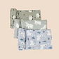 Bamboo Cotton Muslin Swaddle Blanket Set – 3 Pieces - thumbnail 15