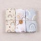 Bamboo Cotton Muslin Swaddle Blanket Set – 3 Pieces - thumbnail 16