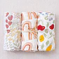 Bamboo Cotton Muslin Swaddle Blanket Set – 3 Pieces - thumbnail 18