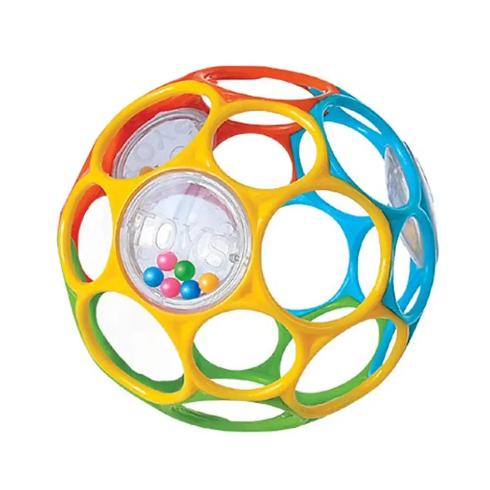 Baby Grasping Ball Rattle – Bell Sensory Toy 2